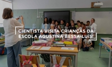 Antiga aluna de Bagunte volta à escola para inspirar com Oficinas de Ciências